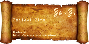 Zsilavi Zita névjegykártya